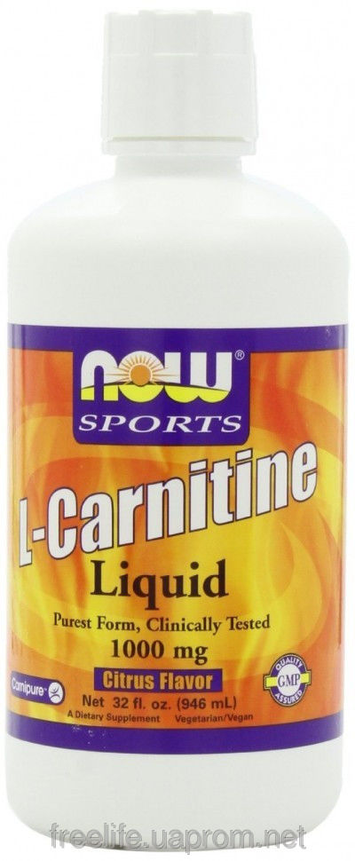 фото Жиросжигатель  L-карнитин, L-Carnitine Liquid 1000mg (946 мл) видео отзывы