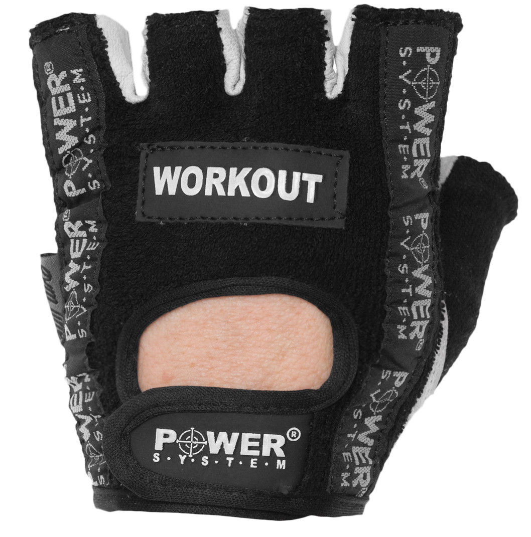 Перчатки Power System Workout PS-2200 L, Черный фото видео изображение