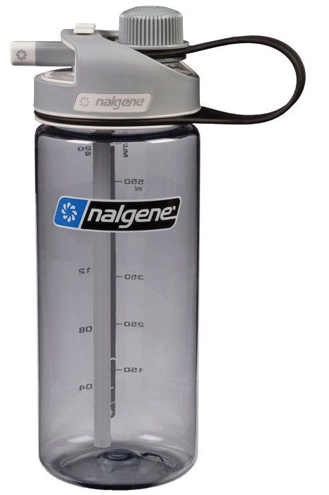 Бутылка Nalgene MultiDrink 600ml Gray фото видео изображение
