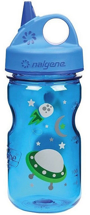 Бутылка Nalgene Grip'n Gulp 350ml Blue Space фото видео изображение