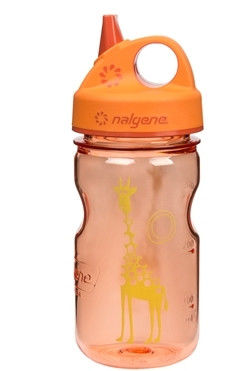 Бутылка Nalgene Grip'n Gulp 350ml Juicy Orange Giraffe фото видео изображение
