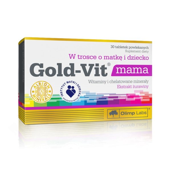 Gold-Vit mama 30 табл фото видео изображение