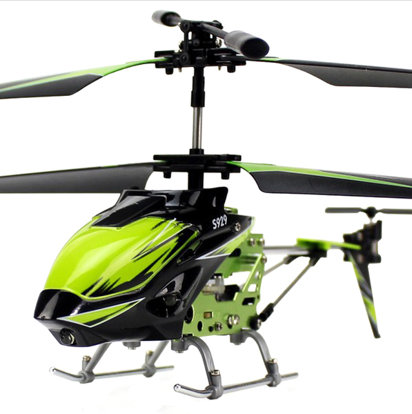 Вертолёт 3-к микро и/к WL Toys S929 с автопилотом (зеленый) фото видео изображение