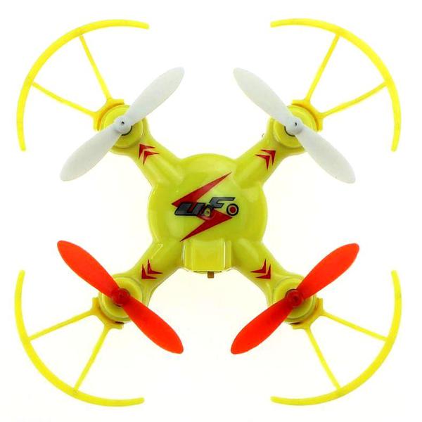 Цена Квадрокоптер нано р/у 2.4Ghz WL Toys V646-A Mini Ufo (желтый)