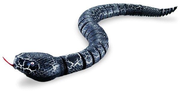 Змея на и/к управлении Rattle snake (черная) фото видео изображение