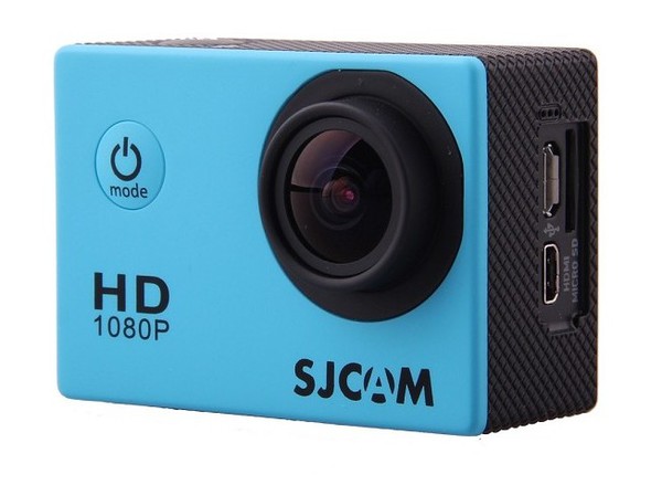 Экшн камера SJCam SJ4000 (синий) фото видео изображение